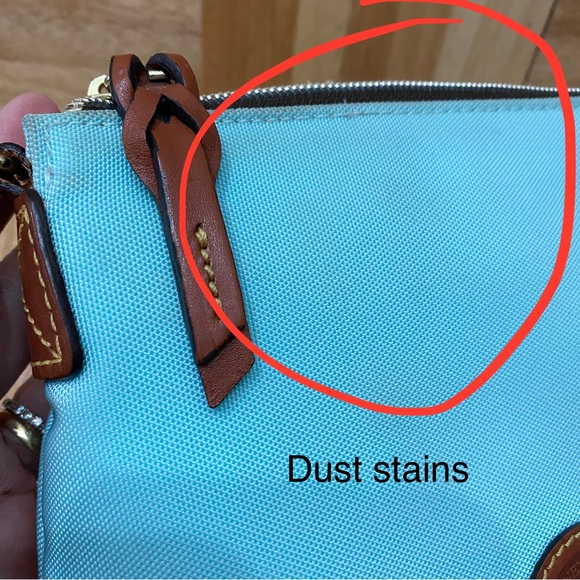 DOONEY & BOURKE Nylon Crossbody Pouchette Bag in Light Blue - Picture 15 of 16